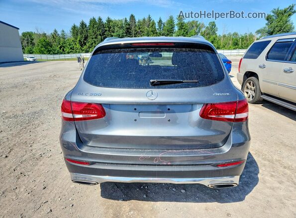 WDC0G4KBXHF203708 2017 MERCEDES-BENZ GLC-CLASS Gray უკანა ხედი