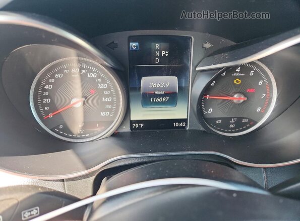 WDC0G4KBXHF203708 2017 MERCEDES-BENZ GLC-CLASS Gray ხელსაწყოთა პანელის ხედი