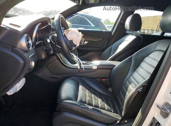 WDC0G4KBXJV038562 2018 MERCEDES-BENZ GLC-CLASS White Widok wnętrza z przodu