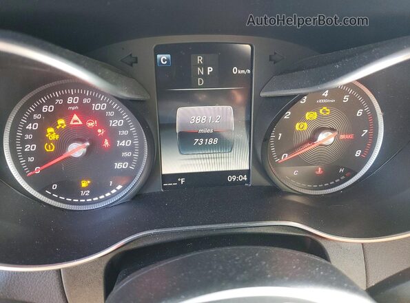 WDC0G4KBXJV038562 2018 MERCEDES-BENZ GLC-CLASS White Widok zestawu wskaźników