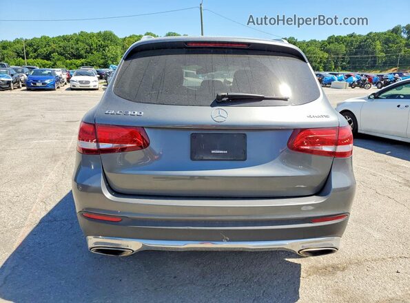 WDC0G4KBXJV042370 2018 MERCEDES-BENZ GLC-CLASS Gray Rear view