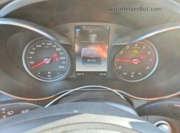 WDC0G4KBXJV055717 2018 MERCEDES-BENZ GLC-CLASS Белый Вид щитка приборов