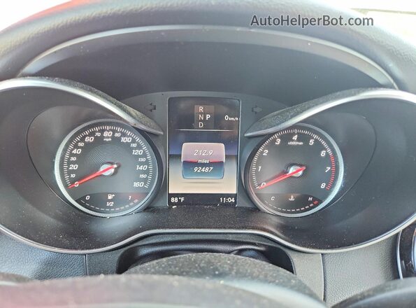 WDC0G4KBXJV065583 2018 MERCEDES-BENZ GLC-CLASS Gray Widok zestawu wskaźników