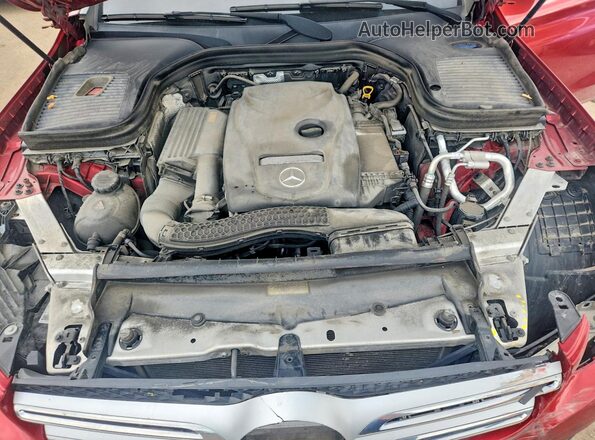 WDC0G4KBXKV127209 2019 MERCEDES-BENZ GLC-CLASS Red Widok komory silnika