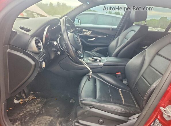 WDC0G4KBXKV127209 2019 MERCEDES-BENZ GLC-CLASS Red Widok wnętrza z przodu
