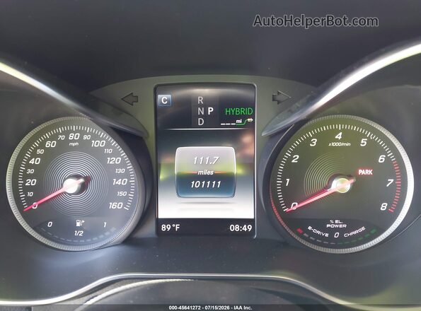 WDC0G5EB0JF473165 2018 MERCEDES-BENZ GLC 350E Black Vista de los asientos traseros