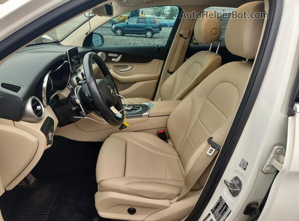 WDC0G5EB0KF563398 2019 MERCEDES-BENZ GLC-CLASS White Вид салону спереду