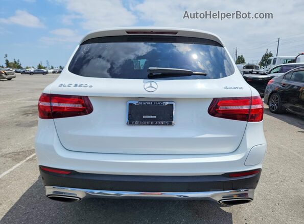 WDC0G5EB0KF572280 2019 MERCEDES-BENZ GLC-CLASS White Widok z tyłu