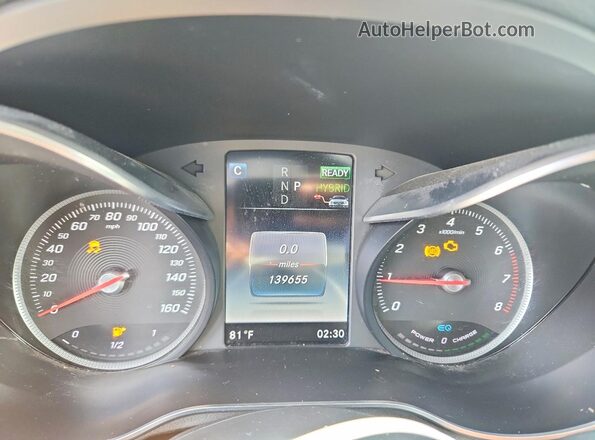 WDC0G5EB0KF572280 2019 MERCEDES-BENZ GLC-CLASS White Widok zestawu wskaźników