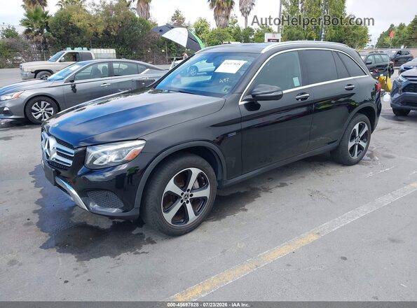 WDC0G5EB4KF567292 2019 MERCEDES-BENZ GLC 350E Черный Передняя левая четверть