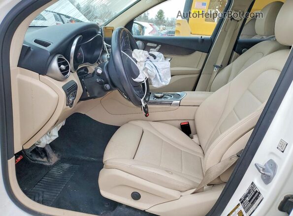 WDC0G5EB4KF614496 2019 MERCEDES-BENZ GLC-CLASS White Widok wnętrza z przodu