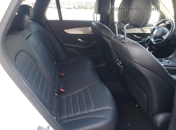 WDC0G5EB9KF596366 2019 MERCEDES-BENZ GLC-CLASS White Rear seats view
