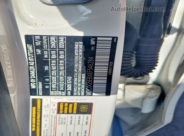 WDC0G5EBXKF546284 2019 MERCEDES-BENZ GLC-CLASS White Вид підкапотного простору