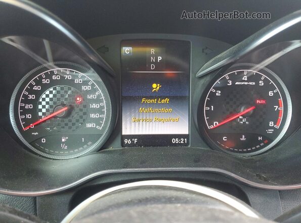 WDC0G6EB0JF423520 2018 MERCEDES-BENZ GLC-CLASS Черный Вид щитка приборов