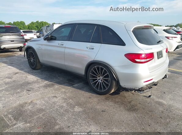 WDC0G6EB1HV007606 2017 MERCEDES-BENZ AMG GLC 43 Серебряный Задняя левая четверть