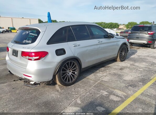 WDC0G6EB1HV007606 2017 MERCEDES-BENZ AMG GLC 43 Серебряный Задняя правая четверть