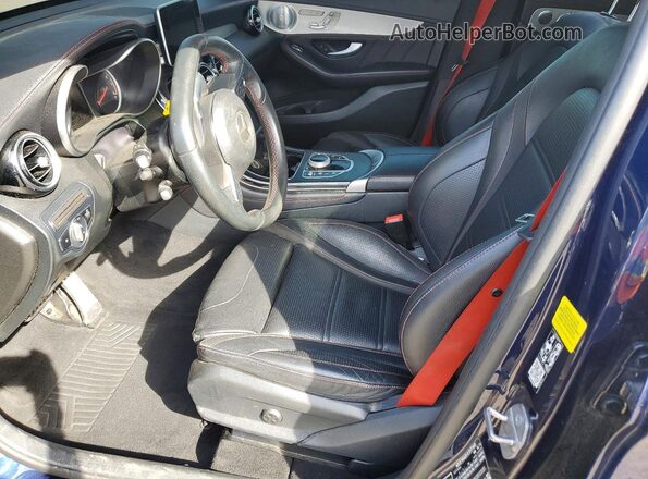 WDC0G6EB3JF455992 2018 MERCEDES-BENZ GLC-CLASS Черный Вид салона спереди