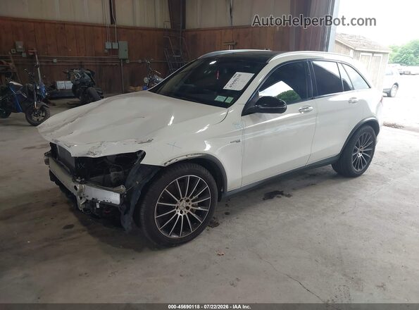 WDC0G6EB4JF434052 2018 MERCEDES-BENZ AMG GLC 43 Белый Передняя левая четверть