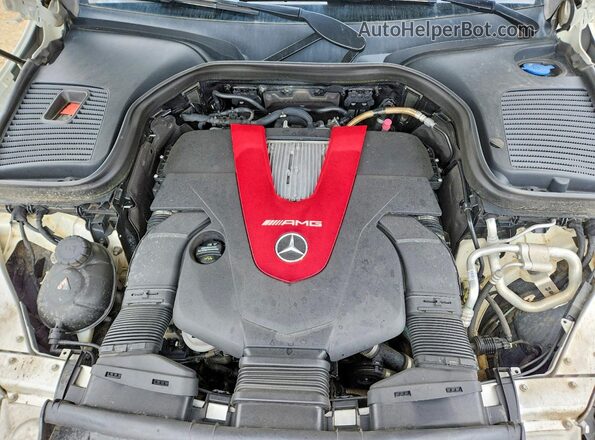 WDC0G6EBXKF579372 2019 MERCEDES-BENZ GLC-CLASS White Engine compartment view