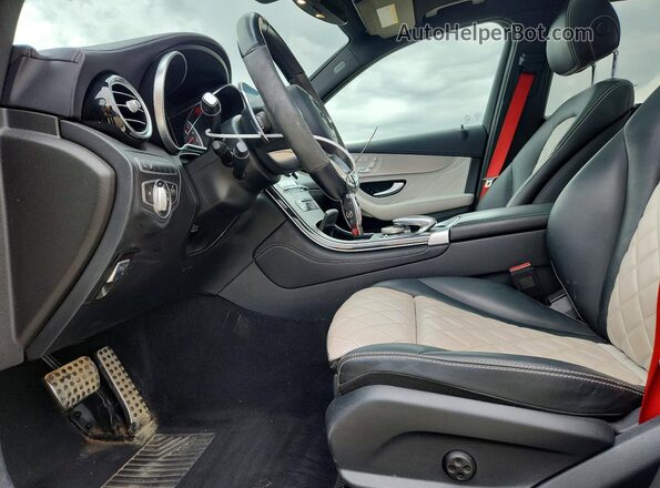 WDC0G6EBXKF579372 2019 MERCEDES-BENZ GLC-CLASS White Front interior view