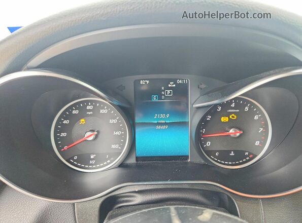 WDC0G8DB1LF731389 2020 MERCEDES-BENZ GLC-CLASS White Սարքավորումների վահանակի տեսք