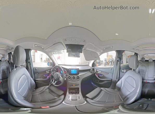 WDC0G8EB3LF712017 2020 MERCEDES-BENZ GLC-CLASS Угольный Панорамный вид салона 360°