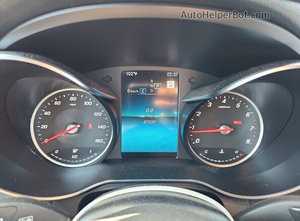 WDC0G8EB4LF696457 2020 MERCEDES-BENZ GLC-CLASS Gray Սարքավորումների վահանակի տեսք