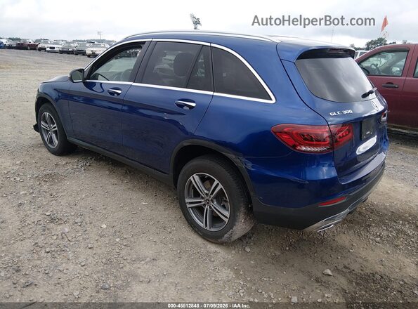 WDC0G8EB5LF692580 2020 MERCEDES-BENZ GLC 300 Синий Задняя левая четверть
