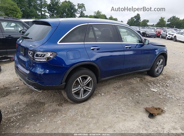 WDC0G8EB5LF692580 2020 MERCEDES-BENZ GLC 300 Синий Задняя правая четверть