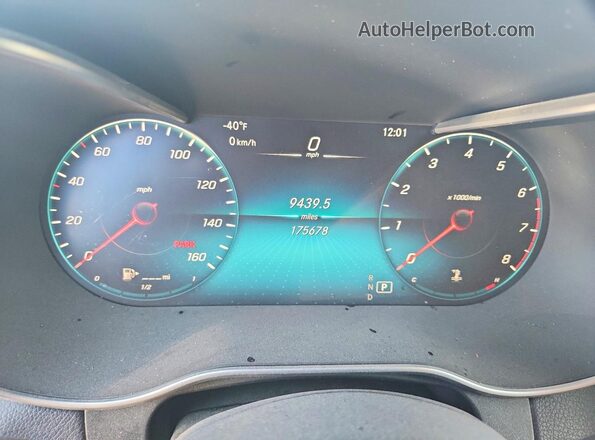 WDC0G8EB7LF676140 2020 MERCEDES-BENZ GLC-CLASS Серебряный Вид щитка приборов