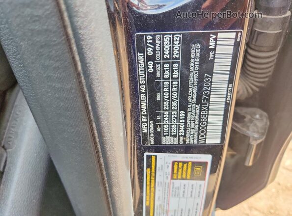 WDC0G8EBXLF732037 2020 MERCEDES-BENZ GLC-CLASS Black Widok komory silnika