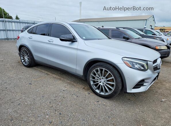 WDC0J4KB0HF154102 2017 MERCEDES-BENZ GLC-CLASS Silver Передня права чверть