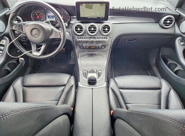 WDC0J4KB0HF154102 2017 MERCEDES-BENZ GLC-CLASS Silver Вид панелі приладів