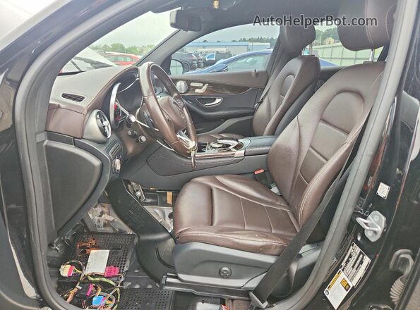 WDC0J4KB2JF409144 2018 MERCEDES-BENZ GLC-CLASS Black Front interior view
