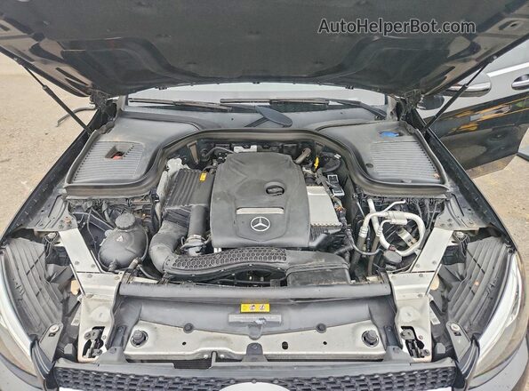 WDC0J4KB2JF409144 2018 MERCEDES-BENZ GLC-CLASS Black Engine compartment view