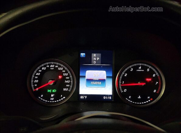 WDC0J4KB5KF575644 2019 MERCEDES-BENZ GLC-CLASS Black Սարքավորումների վահանակի տեսք