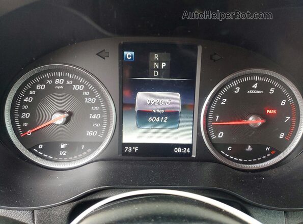 WDC0J4KB5KF612627 2019 MERCEDES-BENZ GLC-CLASS Black Vista del cuadro de instrumentos