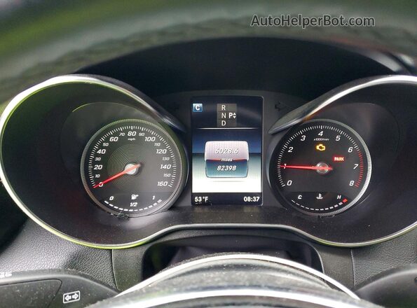 WDC0J4KB8KF572012 2019 MERCEDES-BENZ GLC-CLASS White Vista del cuadro de instrumentos