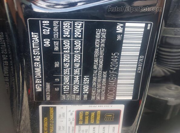 WDC0J4KB9JF420495 2018 MERCEDES-BENZ GLC-CLASS Black Շարժիչի բաժամունքի տեսք
