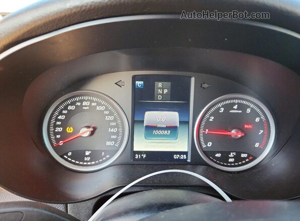 WDC0J4KBXHF201054 2017 MERCEDES-BENZ GLC-CLASS Black Vista del cuadro de instrumentos