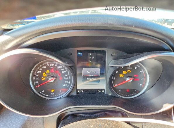 WDC0J4KBXJF431389 2018 MERCEDES-BENZ GLC-CLASS White Вид щитка приладів