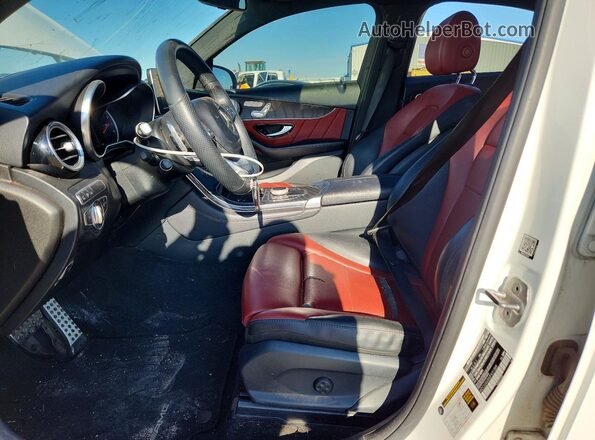 WDC0J4KBXJF431389 2018 MERCEDES-BENZ GLC-CLASS White Вид салону спереду