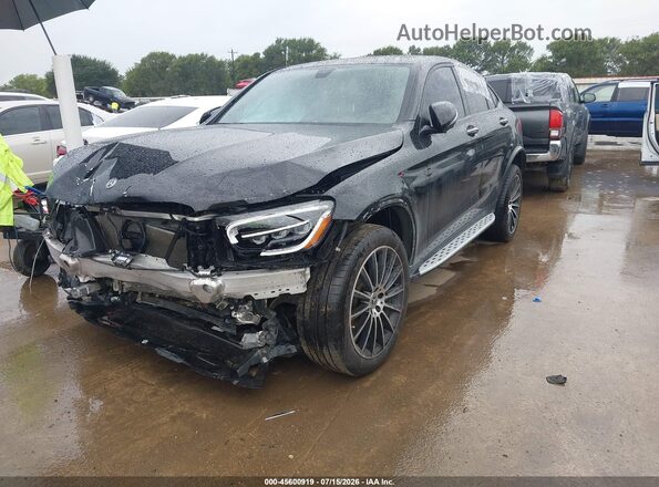WDC0J8EB5LF743528 2020 MERCEDES-BENZ GLC 300 COUPE Black წინა მარცხენა ხედი სამი მეოთხედიდან