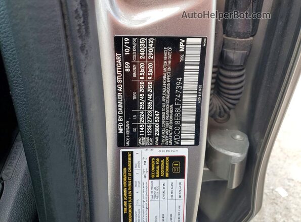 WDC0J8EB8LF747394 2020 MERCEDES-BENZ GLC-CLASS Beige Engine compartment view