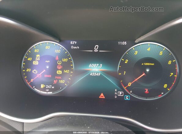 WDC0J8EB9LF723105 2020 MERCEDES-BENZ GLC 300 COUPE Белый Вид задних сидений