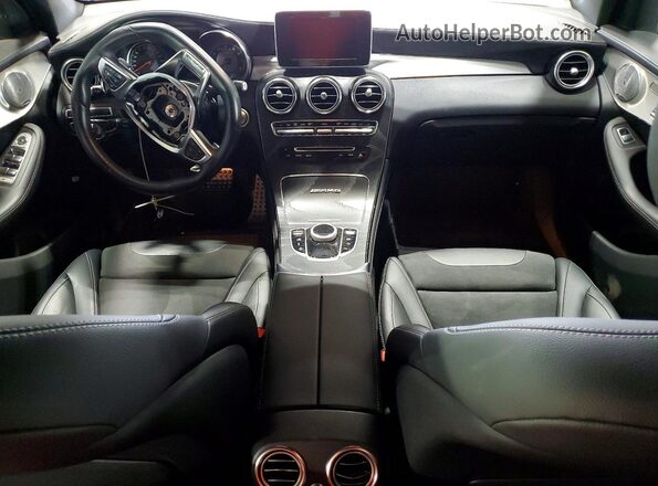 WDC0J8JB2KF495145 2019 MERCEDES-BENZ GLC-CLASS Gray Вид панелі приладів