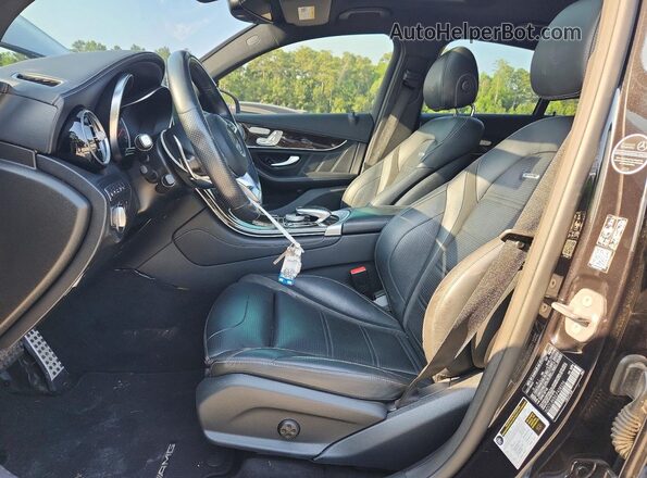 WDC0J8KB5JF438256 2018 MERCEDES-BENZ GLC-CLASS Black Widok wnętrza z przodu
