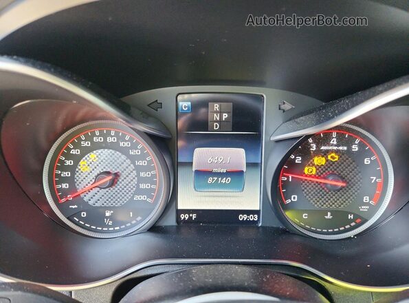 WDC0J8KB5JF438256 2018 MERCEDES-BENZ GLC-CLASS Black Widok zestawu wskaźników