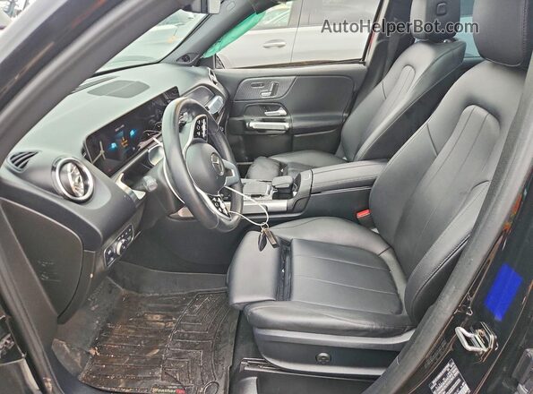 WDC4M4HB7LW004187 2020 MERCEDES-BENZ GLB-CLASS Черный Вид салона спереди