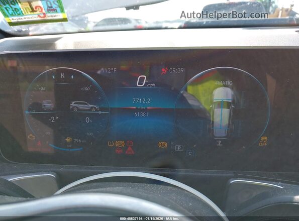 WDC4M4HB8LW007003 2020 MERCEDES-BENZ GLB-CLASS Black Հետևի նստատեղերի տեսք